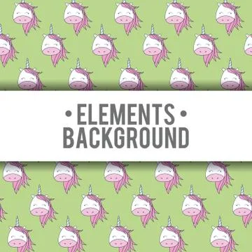 Elements background design Illustrazione stock