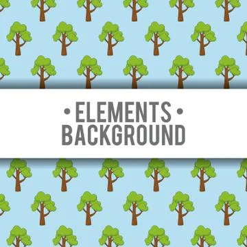 Elements background design Illustrazione stock
