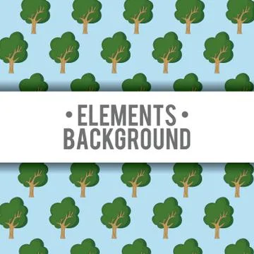 Elements background design Illustrazione stock