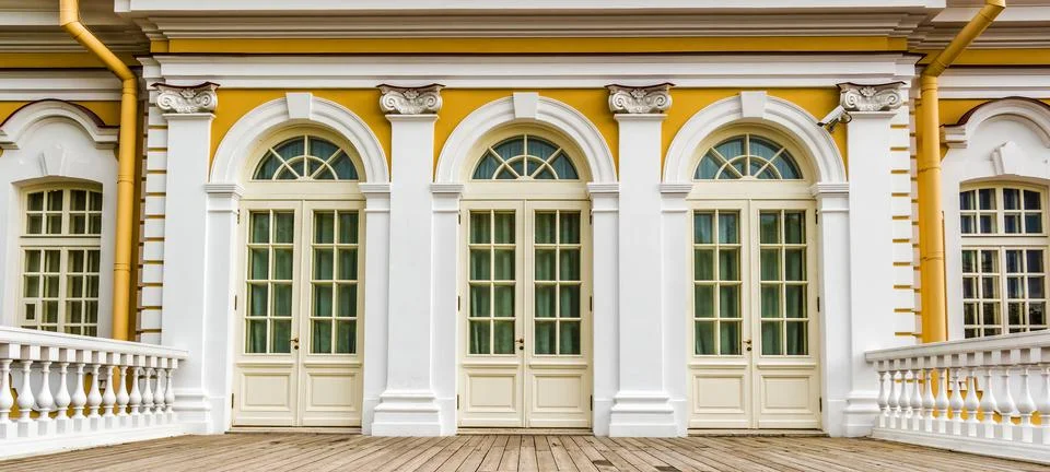 Elements of Baroque architecture Stock Photos