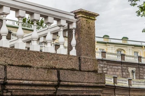 The elements of Baroque architecture Stock Photos