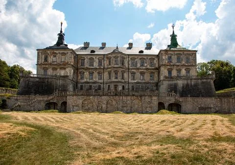 Elements of the building structure of the Pidgoretskyj castle in Ukraine one  Stock Photos