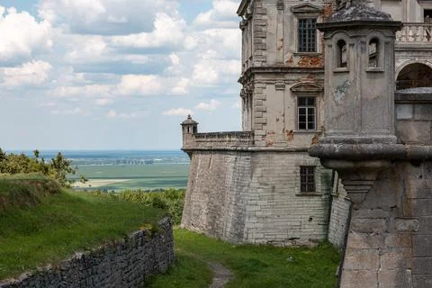 Elements of the building structure of the Pidgoretskyj castle in Ukraine one  Stock Photos
