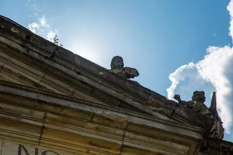 Elements of the building structure of the Pidgoretskyj castle in Ukraine one  Foto stock