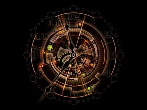 Elements of Clockwork Illustrazione stock