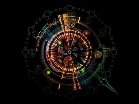 Elements of Clockwork Illustrazione stock