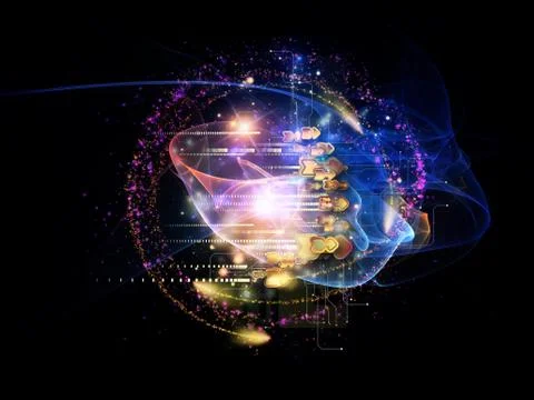 Elements of Cloud Technology Stock Illustration