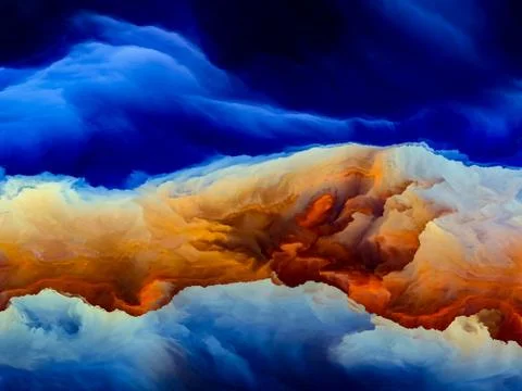 Elements of Cloudscape 스톡 일러스트