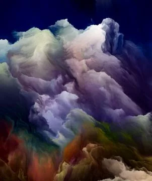 Elements of Cloudscape 스톡 일러스트