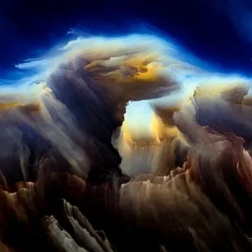 Elements of Cloudscape Stockillustratie