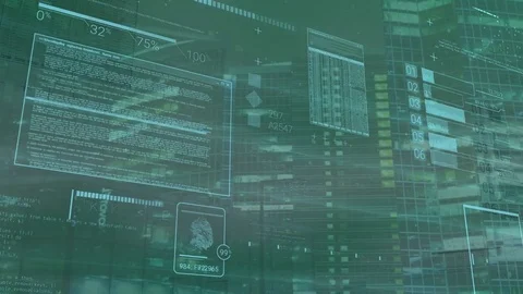 Elements of code background Stock Footage 82227536