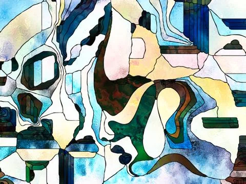 Elements of Color Division 스톡 일러스트
