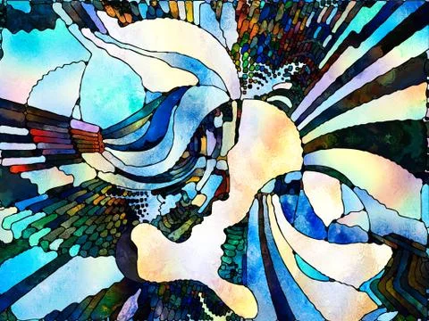 Elements of Color Division Illustrazione stock