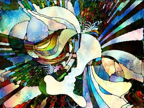 Elements of Color Division Stockillustratie