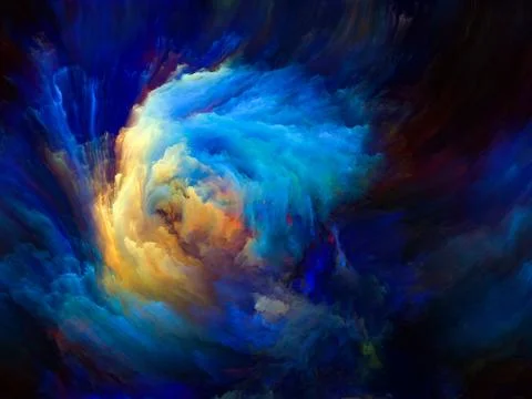 Elements of Color Motion Stockillustratie