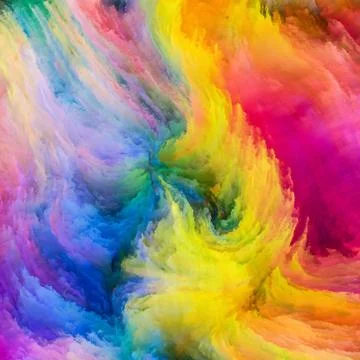 Elements of Colorful Paint イラスト素材