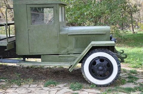  Elements of combat vehicle KATYUSHA Elements of a KATYUSHA rocket artille... Foto stock