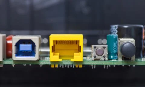 Elements of computer 库存照片