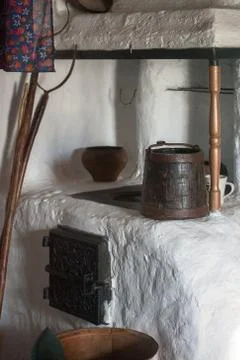 Elements of the Cossack life Stock Photos