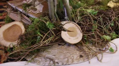 Elements decor Wedding ceremony 스톡 동영상 44407624