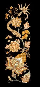 Elements for design. Fantasy flowers Illustrazione stock