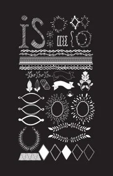 Elements of design Stock Illustration