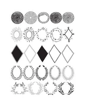 Elements of design Stock Illustration