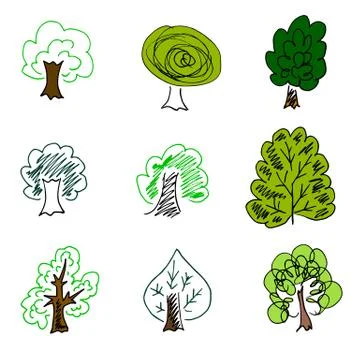 Elements for the design of postcards, backgrounds, packaging Illustrazione stock