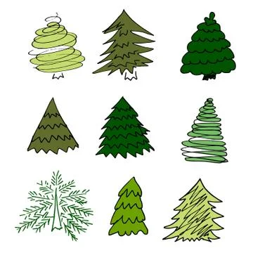 Elements for the design of postcards, backgrounds, packaging Stockillustratie