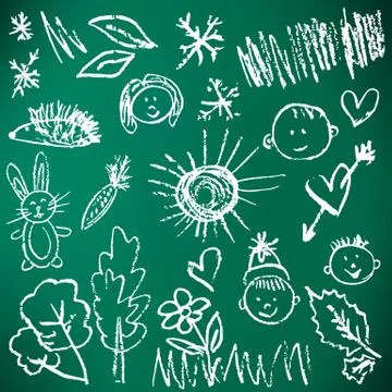 Elements for the design of postcards, backgrounds, packaging Stock Illustration