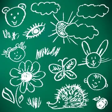 Elements for the design of postcards, backgrounds, packaging Illustrazione stock