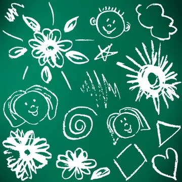 Elements for the design of postcards, backgrounds, packaging Illustrazione stock