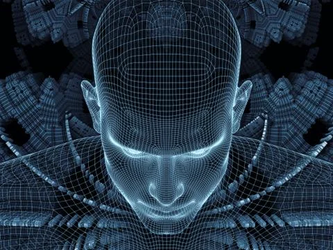 Elements of Digital Identity Stock Illustration