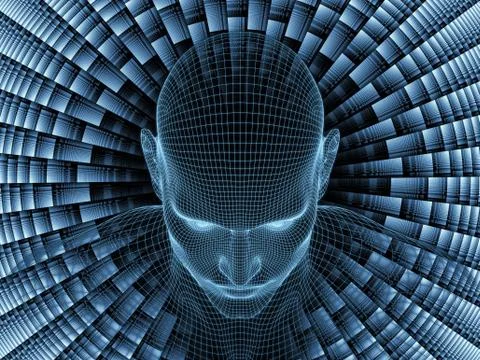 Elements of Digital Identity Illustrazione stock