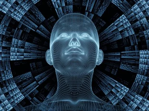 Elements of Digital Identity Illustrazione stock