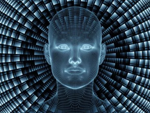 Elements of Digital Identity Stock Illustration