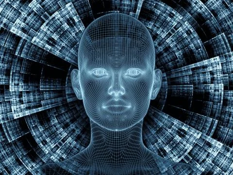 Elements of Digital Identity Stock Illustration