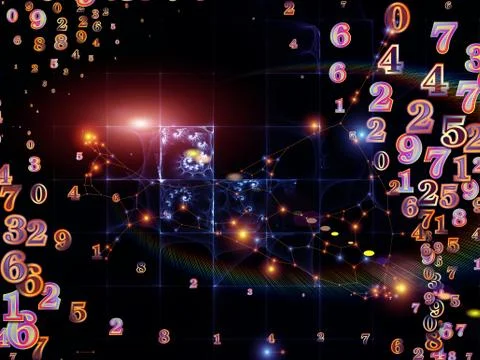 Elements of Digital Information 스톡 일러스트