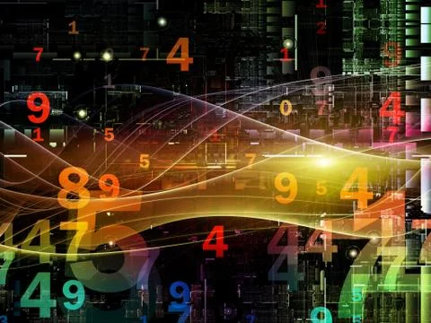 Elements of Digital Network イラスト素材