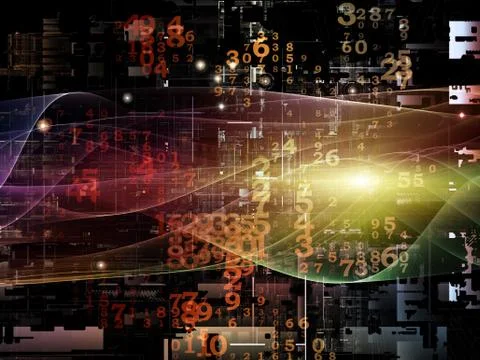 Elements of Digital Network イラスト素材