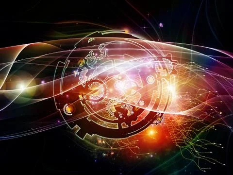 Elements of Digital Processing Stockillustratie