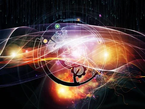 Elements of Digital Processing 스톡 일러스트