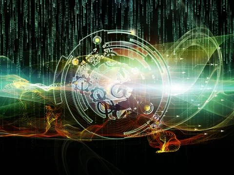 Elements of Digital Processing イラスト素材