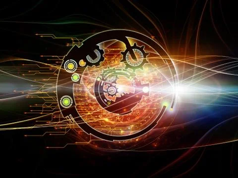 Elements of Digital Processing イラスト素材