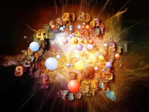 Elements of Digital Technology Illustrazione stock