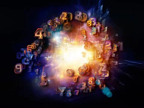 Elements of Digital Technology Stock Illustration