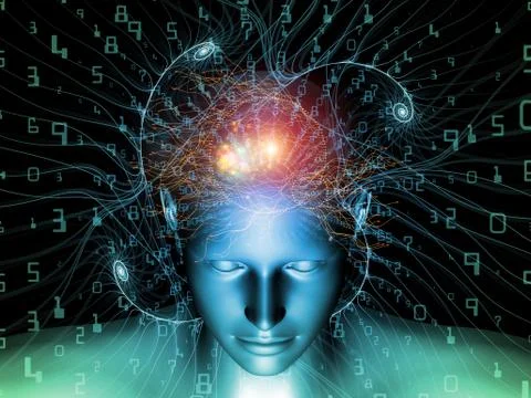 Elements of Digital Thinking Stock Illustration