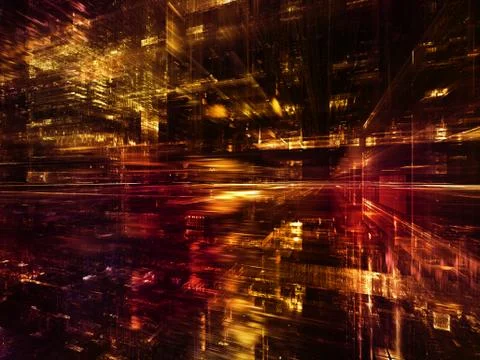 Elements of Digital World Stock Illustration