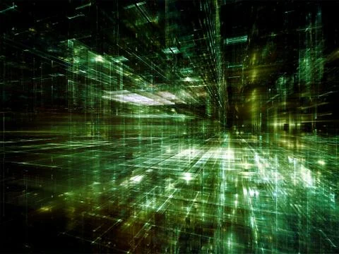 Elements of Digital World Stock Illustration