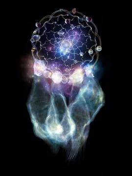 Elements of Dream Catcher Stock Illustration